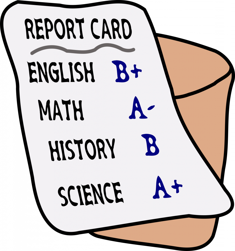 Report Cards Will Be Sent Home Friday, October 5th!